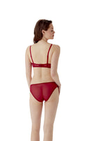 Gossard Glossies Lace Moulded BH Bordeaux