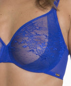 Gossard Glossies Lace Moulded BH Electric Blue