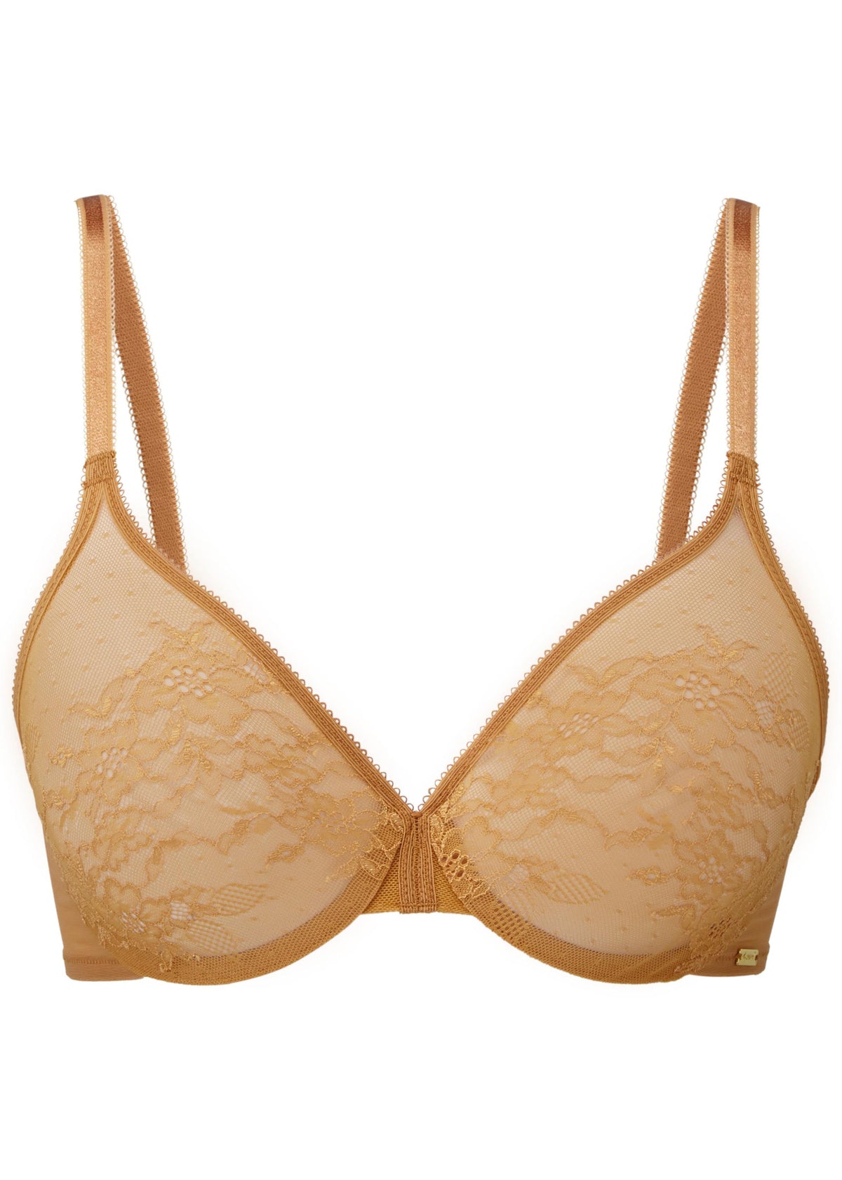 Gossard Glossies Lace Moulded BH Spiced Honey
