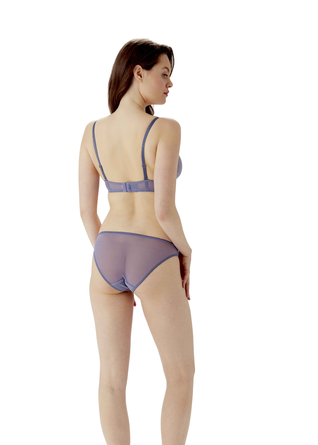 Gossard Glossies Lace Slip Heron