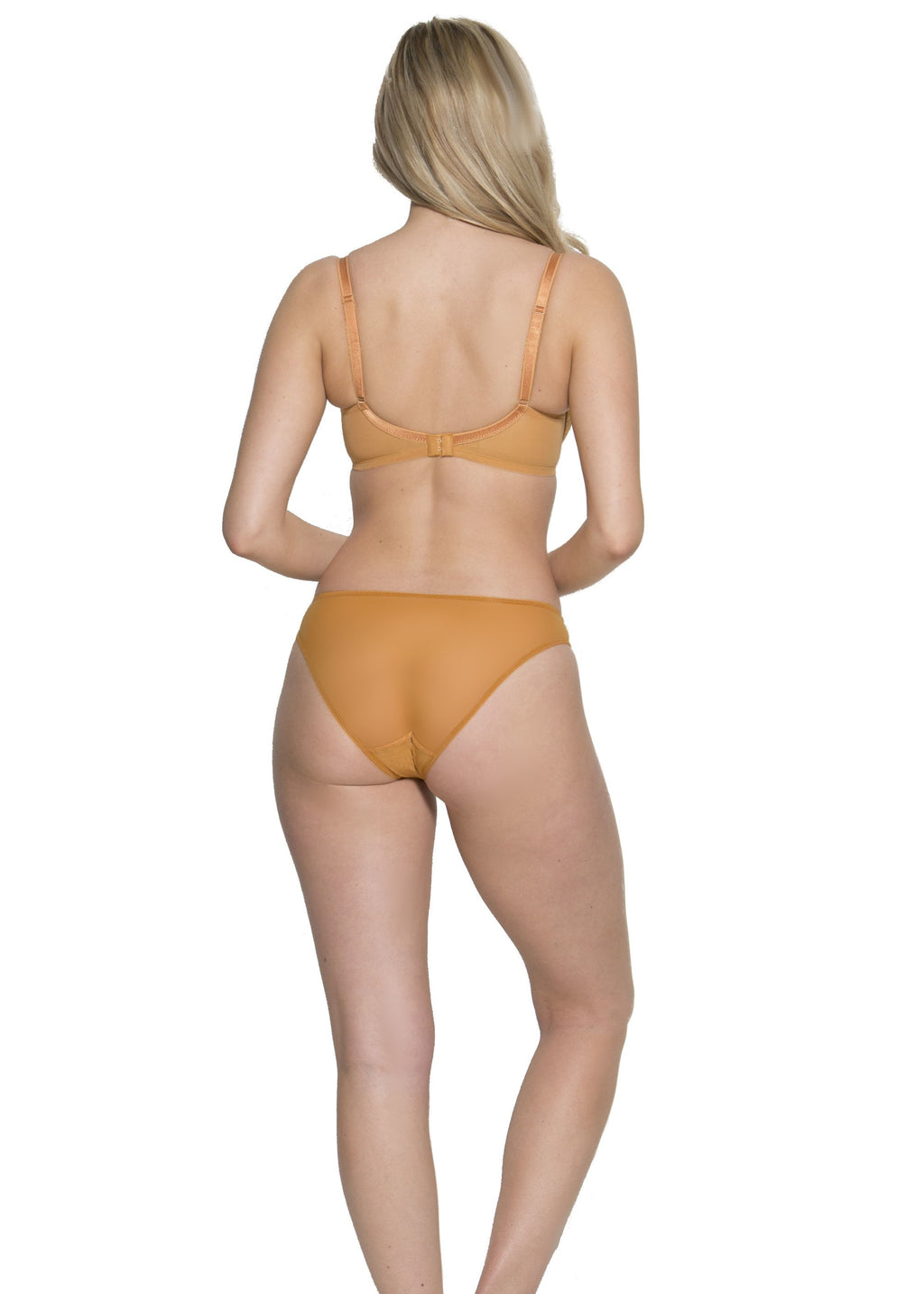 Gossard Glossies Lace Slip Spiced Honey