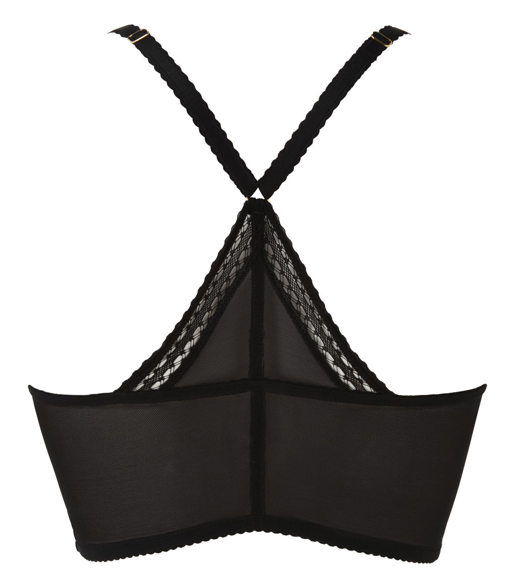 Gossard Sheer Seduction Longline bügel BH mit Frontverschluss Black