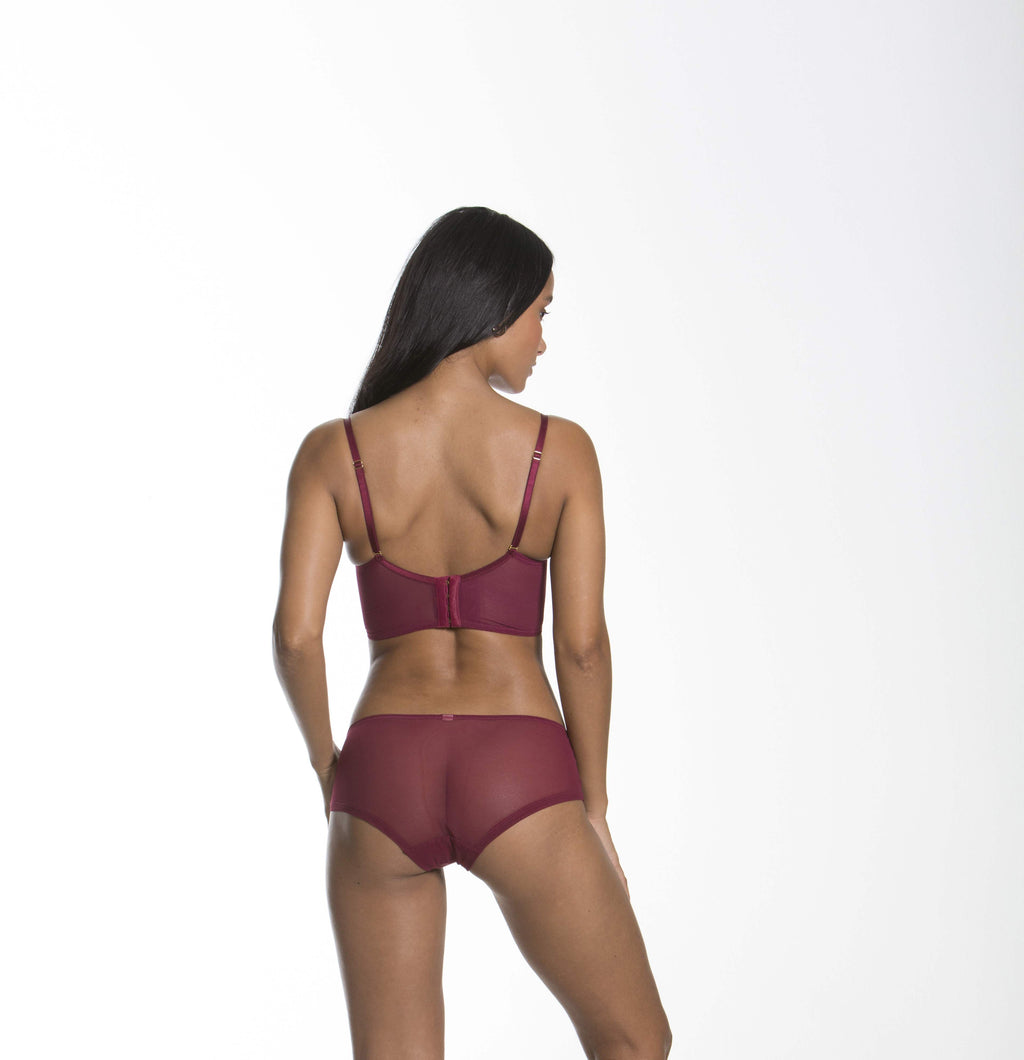Gossard Encore Push-Up Longline BH Bordeaux