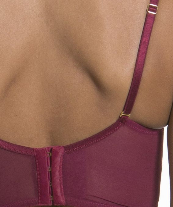 Gossard Encore Push-Up Longline BH Bordeaux