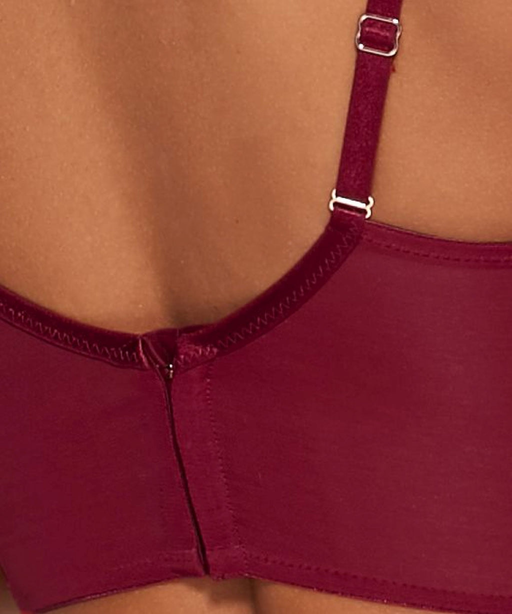 Gossard VIP Romanchic Push-Up Longline BH Bordeaux