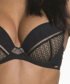 Gossard Graphic Luxe Push-Up BH Black