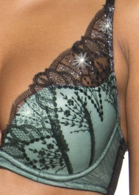 Gossard VIP Twilight Push-Up BH Black/Grey