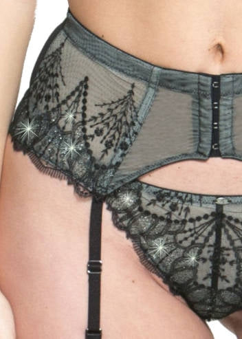 Gossard VIP Twilight Strumpfgürtel Black/Grey