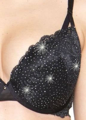 Gossard Glitter Push-Up Black