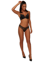 Gossard Swirl String Black