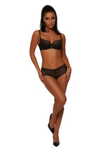Gossard Swirl Balcony BH Black