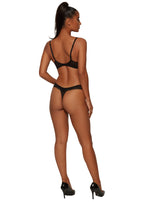 Gossard Swirl String Black