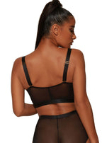 Gossard Femme Longline V-Bügel BH mit Frontverschluss Black