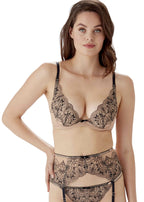 Gossard VIP Henna Schalen V-BH Black/Nude