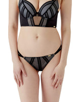 Gossard Shadow Mesh String Black/Grey