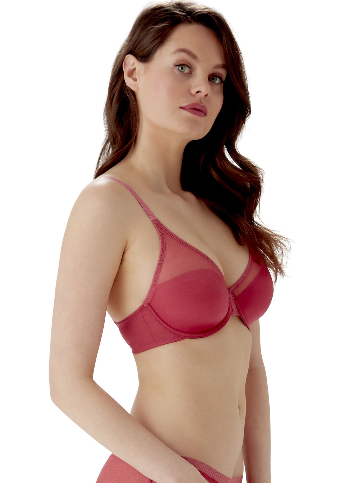 Gossard Glossies Halbgefütterter Triangel BH Rasberry Sorbet