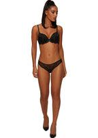 Gossard Lace T-Shirt Push-Up BH Black
