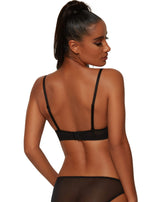 Gossard Lace Trägerloser Push-Up BH Black