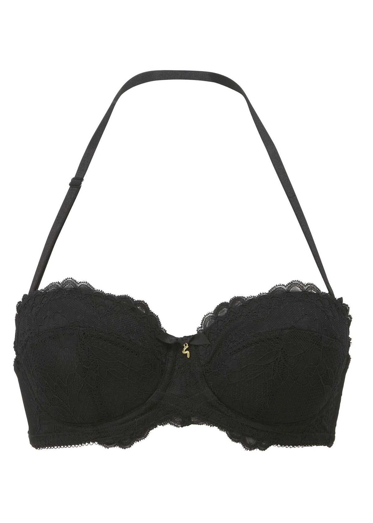 Gossard Lace Trägerloser Push-Up BH Black