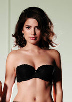 Gossard Lace Trägerloser Push-Up BH Black