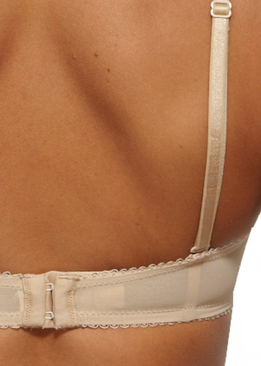 Gossard Lace Trägerloser Push-Up BH Nude
