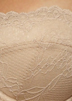 Gossard Lace Trägerloser Push-Up BH Nude