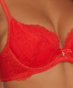 Gossard Lace Push-Up BH Chilli Red