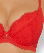 Gossard Lace Push-Up BH Chilli Red