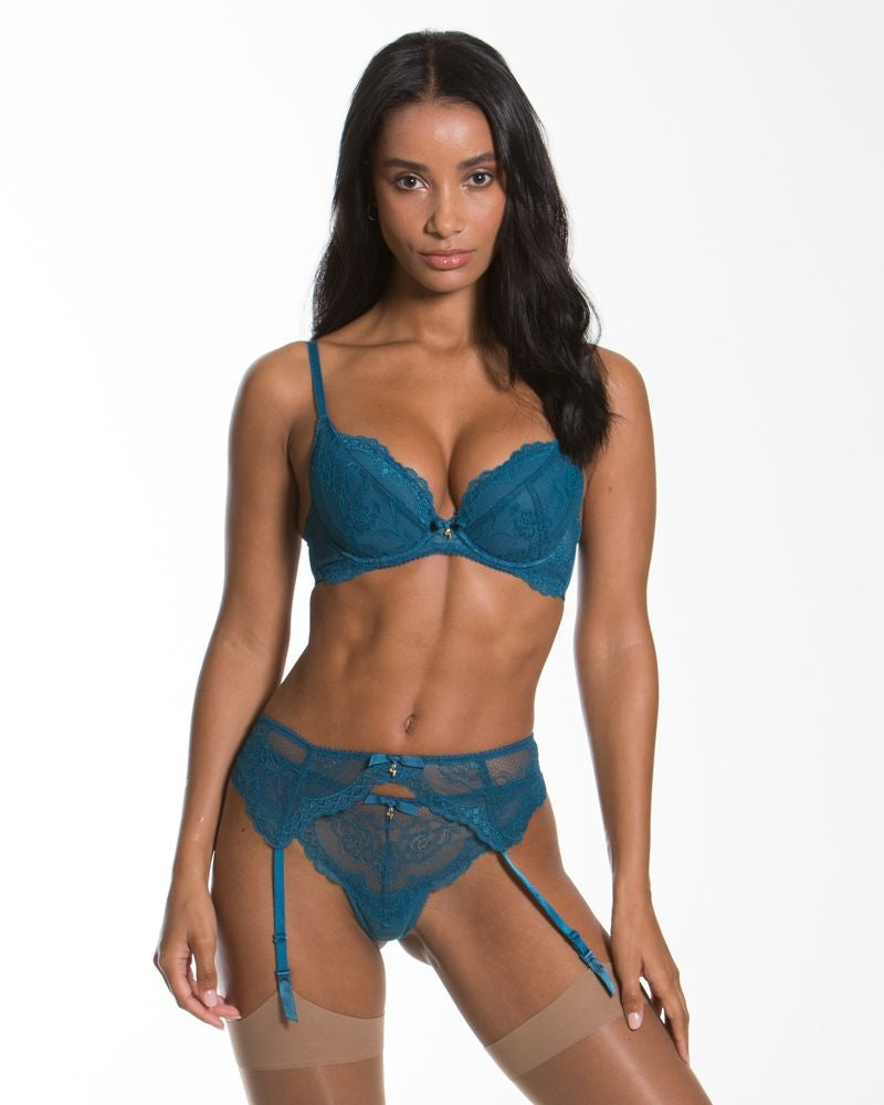 Gossard Lace Push-Up BH Inkblue