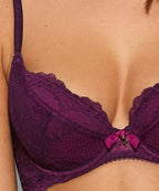 Gossard Lace Push-Up BH Purple