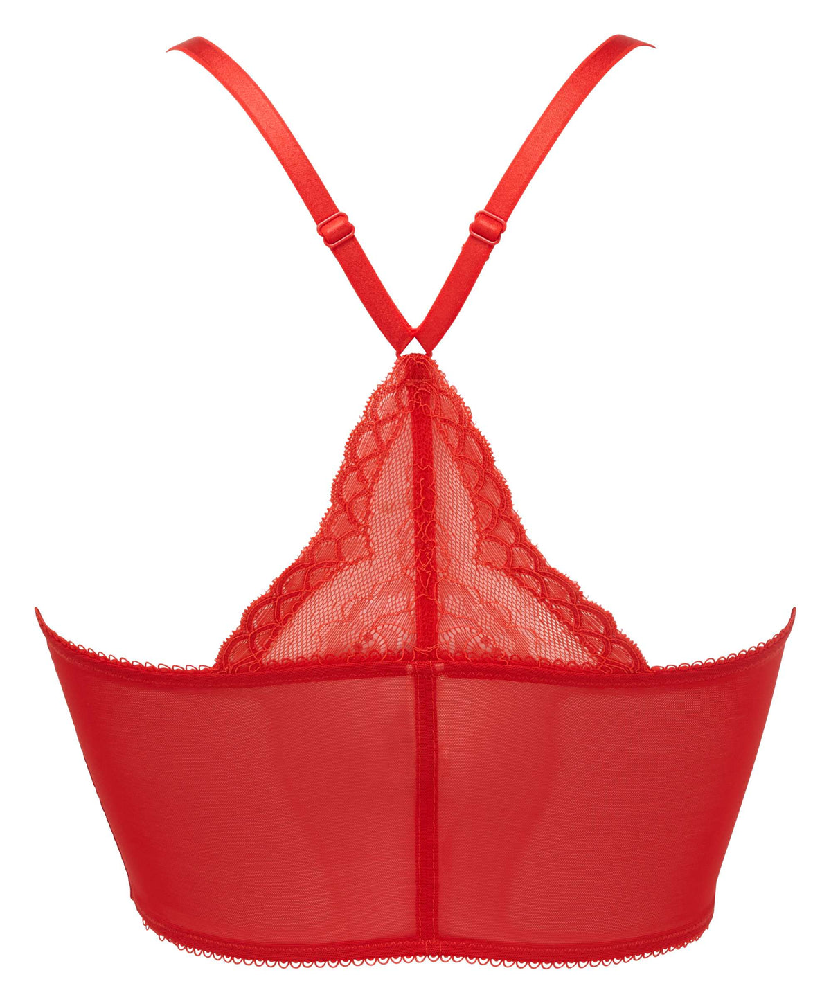 Gossard Lace Longline V-Bügel BH mit Frontverschluss Chilli Red