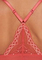 Gossard Lace Longline BH mit Frontverschluss Cinnamon