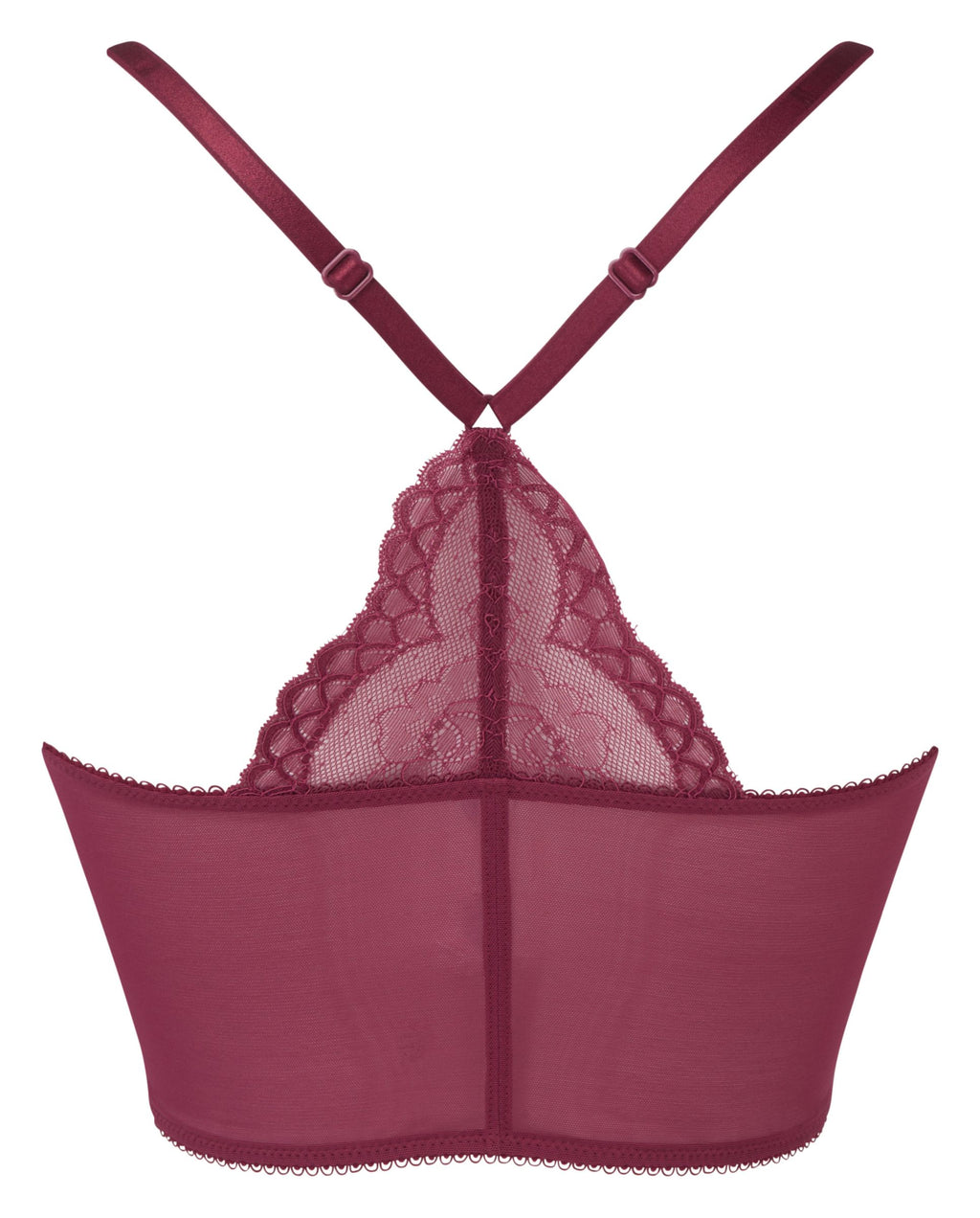 Gossard Lace Longline V-Bügel BH mit Frontverschluss Ruby