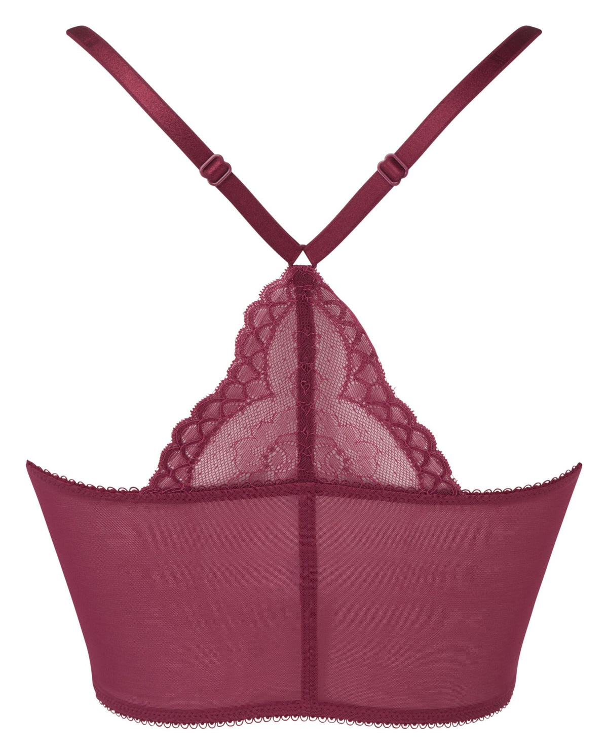 Gossard Lace Longline V-Bügel BH mit Frontverschluss Ruby