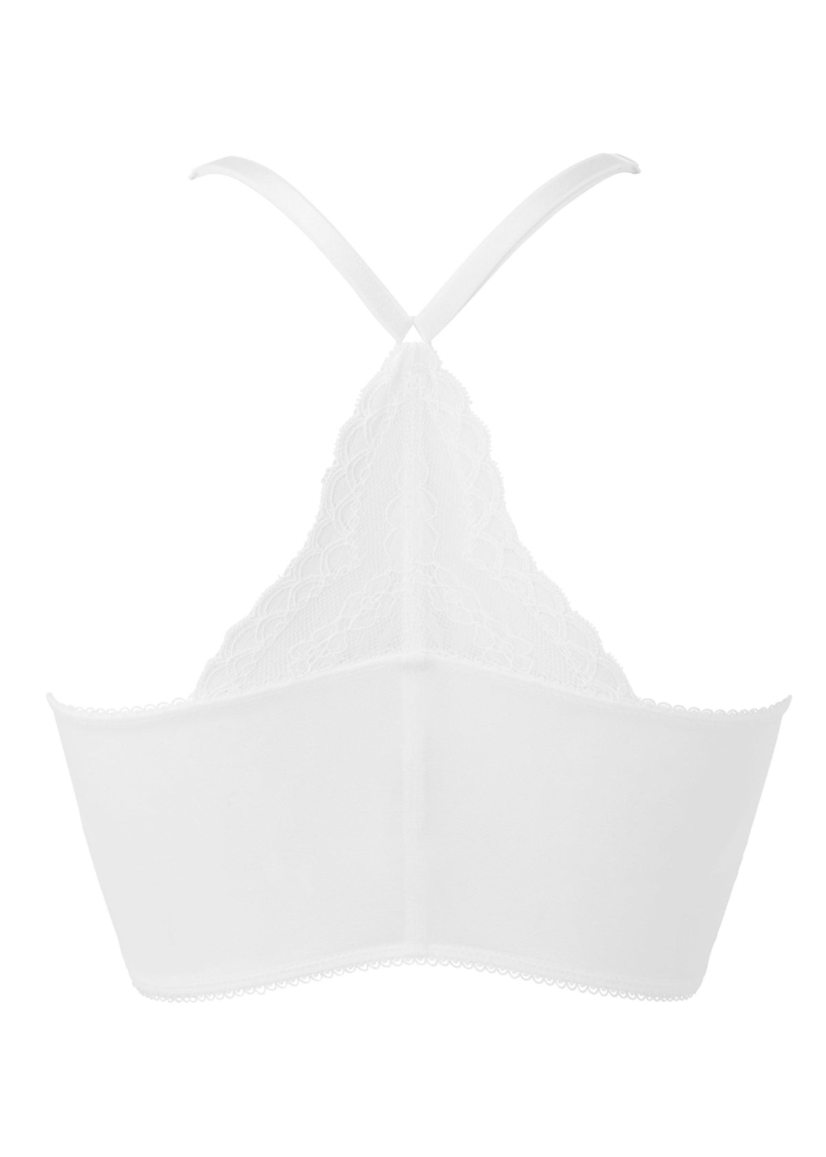 Gossard Lace Longline V-Bügel BH mit Frontverschluss White