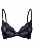Gossard Lace Natural Push-Up BH Black/ Electric