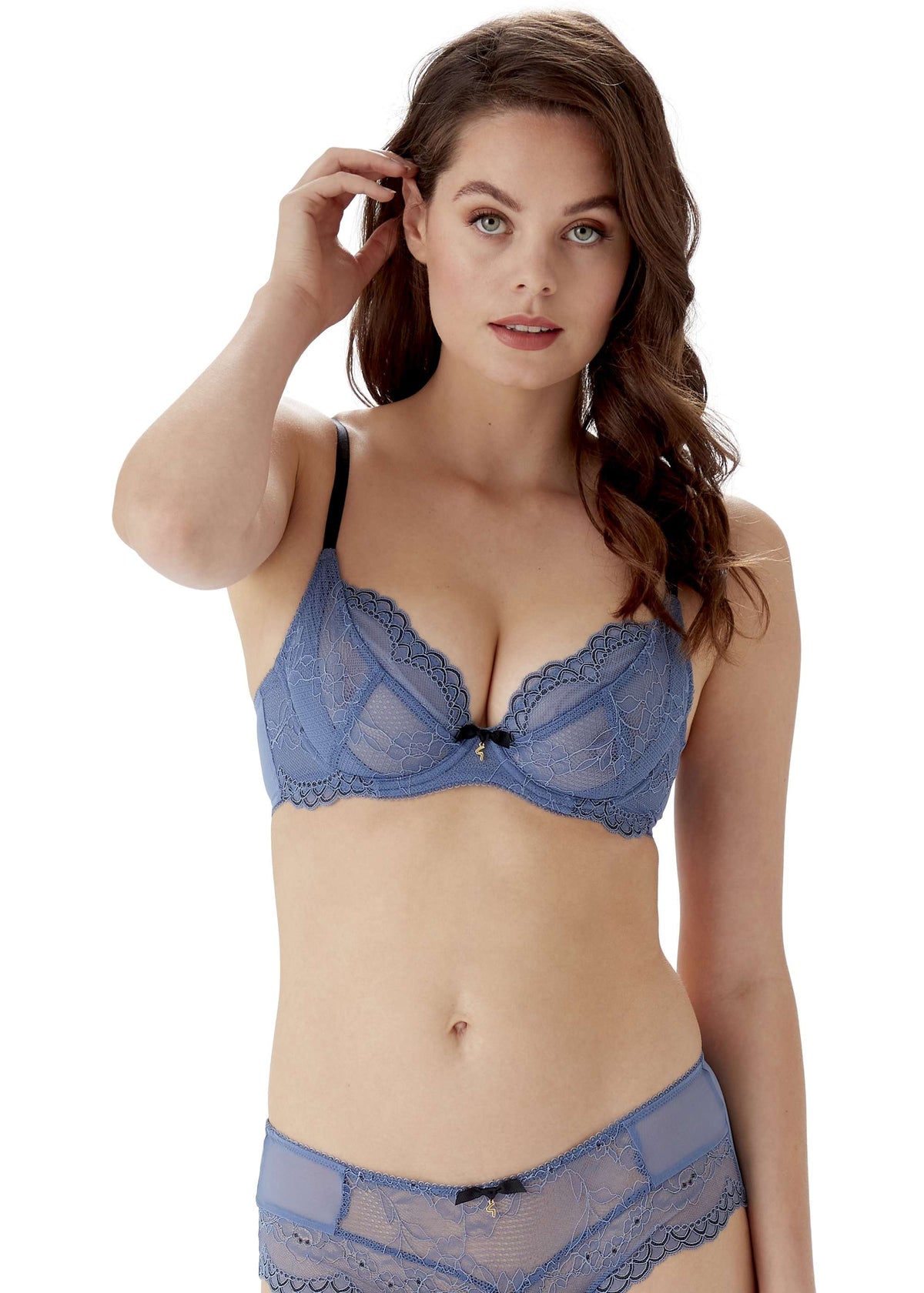Gossard Lace Natural Push-Up BH Moonlight Blue