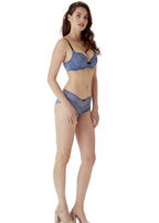 Gossard Lace Natural Push-Up BH Moonlight Blue