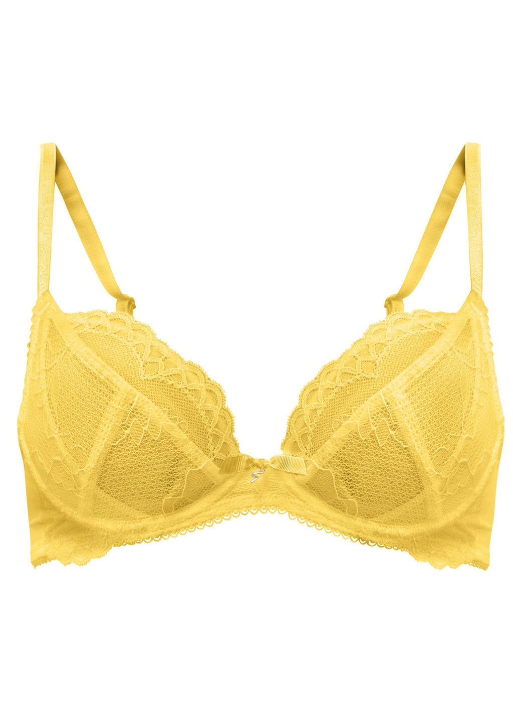 Gossard Lace Natural Push-Up BH Spicy Mustard
