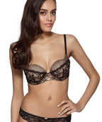 Gossard Super Smooth Glamour Lace Push-Up BH Black/Nude